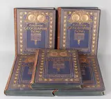 5 Boeken, Grande Geographie Bong, Vijf delen Grand Geographie Bong en co (antiquarisch, maison edition) sommige kaften iets beschadigd Cond:R/G