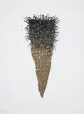 Splitter für Polen by Günther Uecker, Farbige Offsetlithografie auf ARCHES 88 FRANCE (Wasserzeichen), sold Nov 2015
