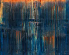 Ute Heuer, "o.T.", Öl auf Leinwand