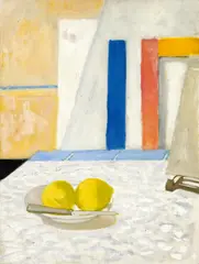 Maurice Brianchon, Nature morte aux citrons, Öl auf Leinwand