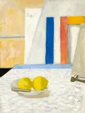 Maurice Brianchon, Nature morte aux citrons, Öl auf Leinwand