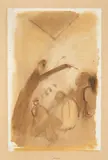 Hermann Stenner, Orchesterprobe, Tusche auf Velin