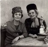 Two Ladies at the Automat, N.Y.C. by Diane Arbus, 1966, Gelatin silver print, printed later by Neil Selkirk, sold Jul 2020