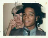 Self Portrait with Basquiat, October 4 by Andy Warhol, 1982, Unique Polaroid print, sold Jul 2020