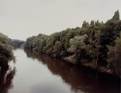 Andreas Gursky, Angler, Mühleim an der Ruhr, 1989, Chromogenic print, flush-mounted