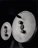 Spur Gears: 0034 by Hiroshi Sugimoto, 2004, Gelatin silver print, sold Jul 2020