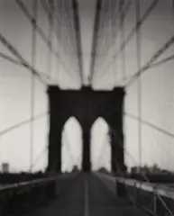 Brooklyn Bridge by Hiroshi Sugimoto, 2001, Gelatin silver print, sold Jul 2020