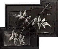 Thin Plant by Doug Starn and Mike Starn, 1988, Unique work comprised of ten toned gelatin silver prints with applied tape and nails, sold Jul 2020
