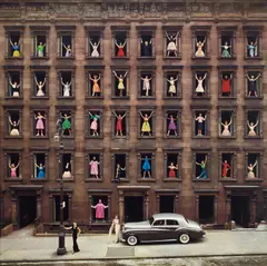 Girls in the Windows, New York City by Ormond Gigli, 1960, Archival pigment print, printed later, offered Oct 2020