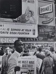 Leonard Freed, We Must Have Justice, 1963, Gelatin silver print
