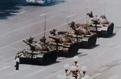 Jeff Widener, Tank Man, Tiananmen Square, Beijing, China, 1989, Chromogenic print, printed later