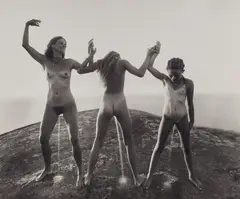 The Three Graces by Sally Mann, 1994, Gelatin silver print, sold Oct 2020
