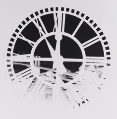 Clock Tower, Brooklyn: June 29 by Vera Lutter, 2009, Unique gelatin silver print, offered Oct 2020