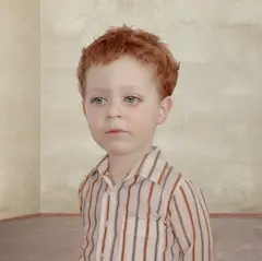 Study of a Boy 3 by Loretta Lux, 2002, Dye destruction print, sold Oct 2020