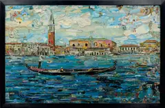 Venice from Postcards from Nowhere by Vik Muniz, 2014, Chromogenic print, mounted, sold Oct 2020