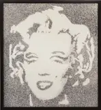 Vik Muniz, Grey Marilyn from Pictures of Diamond Dust, 2003, Dye destruction print