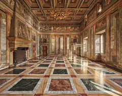 Ahmet Ertuğ, The Hall of Perspectives, Villa Farnesina. Rome, Italy, 2019, Chromogenic print, mounted