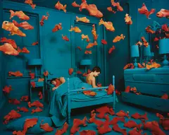 Sandy Skoglund, Revenge of the Goldfish, 1980, Dye destruction print