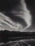 Ansel Adams, Sierra Nevada, Winter Evening, from the Owens Valley, California