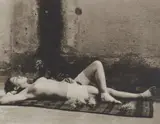 Manuel Álvarez Bravo, La buena fama durmiendo (Good Reputation Sleeping), 1939, Platinum print, printed 1970s
