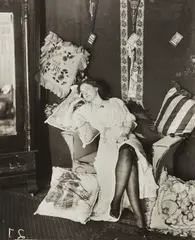Ernest James Bellocq, Marguerite Griffin, Storyville, New Orleans, circa 1912, Gelatin silver print, probably printed in the 1960s