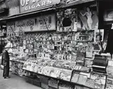 Newsstand, 32nd Street and 3rd Avenue by Berenice Abbott, 1935, Gelatin silver print, printed later, sold Oct 2020