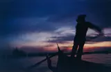 Gondolier at Dusk, Venice by Ernst Haas, 1955, Dye transfer print, printed 1992, offered Oct 2020