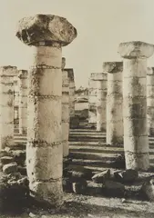Temple at Chichen Itza by Laura Gilpin, 1932, Gelatin silver print, sold Oct 2020