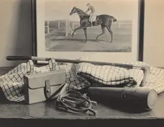 Paul Outerbridge, Riding Crop with Spurs and Jacket, 1924, Platinum print