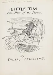 Edward Ardizzone, Untitled, pen and ink over pencil 25.5 x 19.5cm