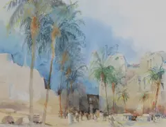 Michael Chaplin, Untitled, watercolour 40.5 x 50cm