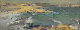 Frederick Cuming, Untitled, oil on board 11.5 x 30cm Provenance: With Brian Sinfield