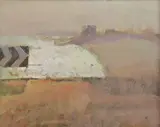 Frederick Cuming, Untitled, oil on board 13 x 17cm