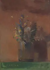 Untitled by Frederick Cuming, oil on board 35.5 x 25.5cm, sold Oct 2024