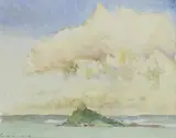 Frederick Cuming, Untitled, watercolour over pencil 19 x 23cm