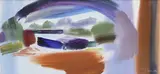 Ivon Hitchens, Untitled, oil on canvas 40 x 85cm Provenance: With Theo Waddington