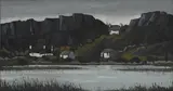 Wilf Roberts, Untitled, oil on canvas 30 x 55cm