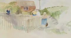 Tessa Newcomb, Untitled, pencil and gouache on board 31 x 55.5cm