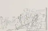 Eduardo Paolozzi, Untitled, Untitled graphite 14.5 x 20cm