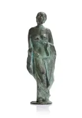 Bayard Osborn, Untitled, Female figure bronze with a green patina