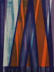 Stanley Jones, Untitled, 'Madron' lithograph in colours