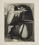 Graham Sutherland, Untitled, 'Clegyr-Boia 1 - Landscape in Wales' etching and aquatint