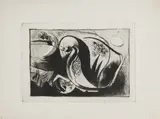 Graham Sutherland, Untitled, Untitled etching and aquatint plate 15 x 20cm