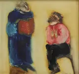 Ana Maria Pacheco, Untitled, oil on canvas board 22 x 22cm Provenance: The Estate of Stanley Jones MBE RE.