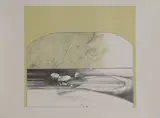 Bryan Organ, Untitled, Ophelia - after Millais lithograph in colours