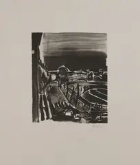 Peter Coker, Untitled, from 'The Parisian Suite' lithograph