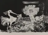 Ceri Richards, Untitled, 'The Flowering Skull' lithograph