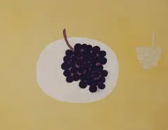 Untitled by William Scott, 'Grapes' lithograph in colours, sold Oct 2024