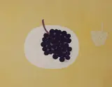 William Scott, Untitled, 'Grapes' lithograph in colours