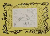 Ceri Richards, Untitled, from 'The Dylan Thomas Suite' lithograph in colours